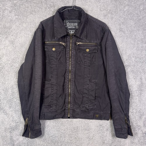 Guess military jacket mens - military, l