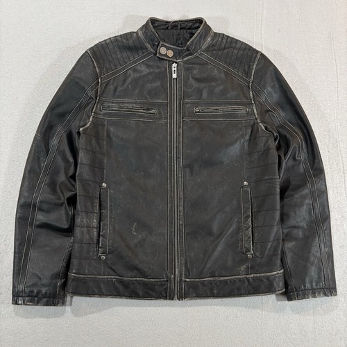 Guess leather jacket men m - jacket, men’s
