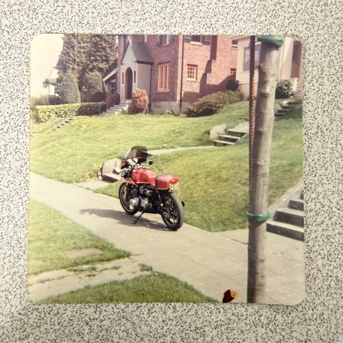 Motorcycle 1970s snapshot - motorcycle,